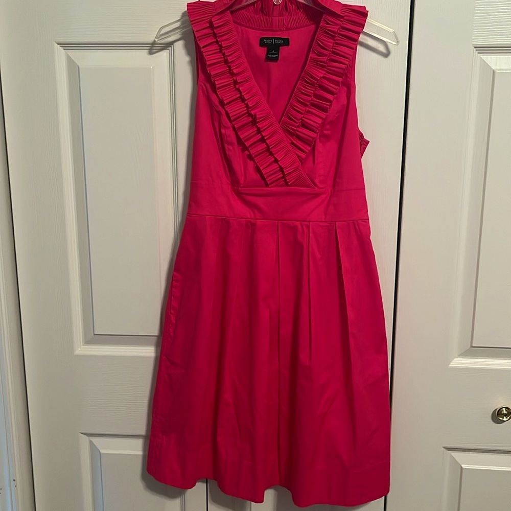 Hot pink cocktail dress